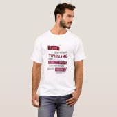 Nie gewirbelt T-Shirt (Vorne ganz)