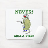 Nie Gürteltier Mousepad (Mit Mouse)