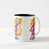 ¡ Nie Heudrama de Lama!! 1 Zweifarbige Tasse (VorderseiteRechts)