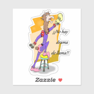 ¡ Nie Heudrama de Lama!! 2 Aufkleber