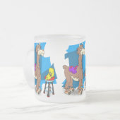 ¡ Nie Heudrama de Lama!! 2 Mattglastasse (Vorderseite Links)