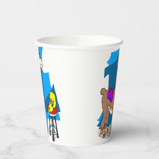 ¡ Nie Heudrama de Lama!! 2 Pappbecher (Links)