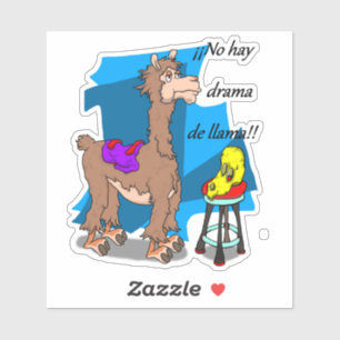 ¡ Nie Heudrama de Lama!! Aufkleber