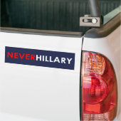 Nie Hillary-Autoaufkleber (blau) Autoaufkleber (Auf Lkw)