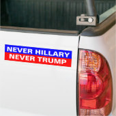 NIE HILLARY TRUMPF NIE AUTOAUFKLEBER (Auf Lkw)