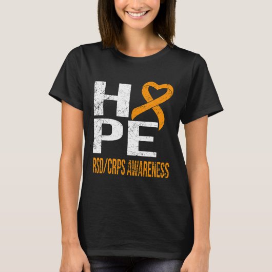 NIE JEMALS HOFFNEN RSDCRPS-BEWUSSTSEIN T-Shirt (Vorderseite)