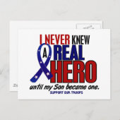 Nie kannte einen Helden 2 Sohn (Unterstützt unsere Postkarte (Vorne/Hinten)