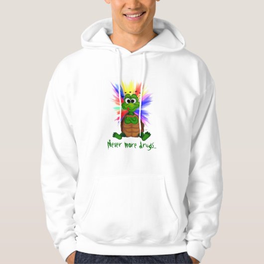 Nie mehr Drogen... Hoodie (Vorderseite)