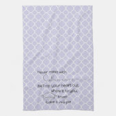 Nie mehr mit dem Custom Kit für Frauen im Süden ve Geschirrtuch (Vertikal)