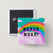 nie mehr Regenbogenbund Button (Vorne & Hinten)