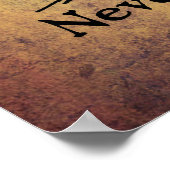 Nie mehr! The Raven Edgar Allen Poe - Crow Art Poster (Ecke)