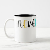 Nie Mind Bro Zweifarbige Tasse (Links)