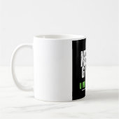 Nie Motivierend Design geben Kaffeetasse (Links)