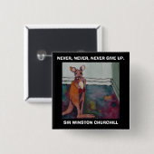 NIE NIE GEBEN SIE NIE - KNOPF AUF BUTTON (Vorne & Hinten)