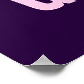 Nie nie Motivierend aufgeben Poster (Ecke)