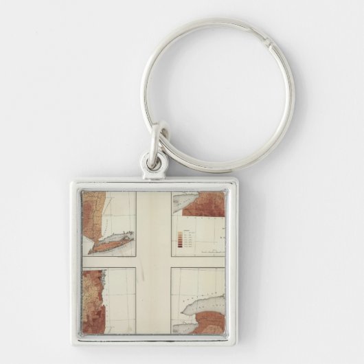 NIE Niederschläge, Bevölkerung, Höhenlage, Tempera Schlüsselanhänger (Vorne)