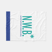 Nie ohne Ferngläser Fleecedecke (Vorderseite (Horizontal))