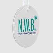 Nie ohne Ferngläser Ornament (Vorderseite)