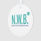 Nie ohne Ferngläser Ornament (Vorderseite)