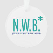 Nie ohne Ferngläser Ornament (Vorderseite)