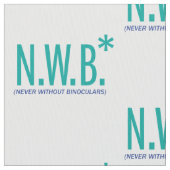 Nie ohne Ferngläser Stoff (Nahaufnahme)