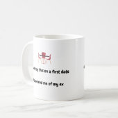 Nie sagen, dies an einem ersten Datum Sie erinnern Kaffeetasse (Vorderseite Links)