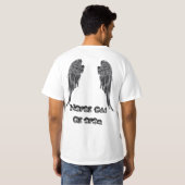 Nie sonderbar oder sogar - nehmen Sie nichts an T-Shirt (Schwarz voll)