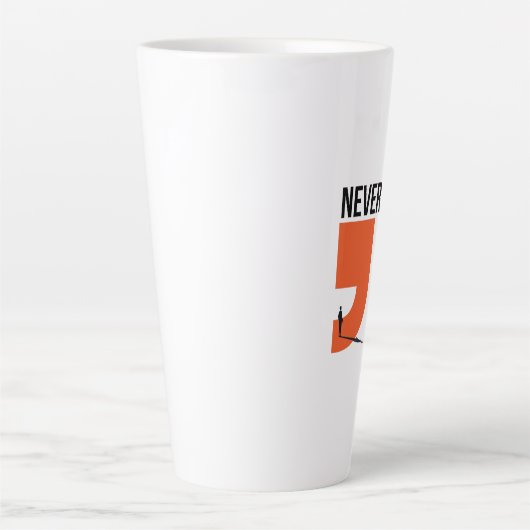 nie stoppen milchtasse (Vorderseite)