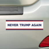 Nie Trump 2024 Autoaufkleber (Auf Auto)