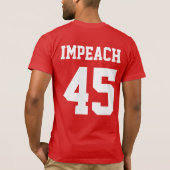 Nie Trump 45 T-Shirt (Rückseite)