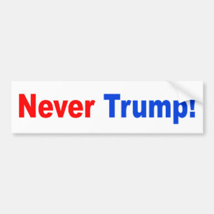 "NIE TRUMPF! " AUTOAUFKLEBER