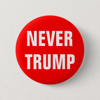 NIE TRUMPF für Präsidenten 2016 Button
