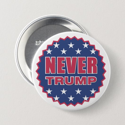 Nie Trumpf-Knopf Button (Vorne & Hinten)