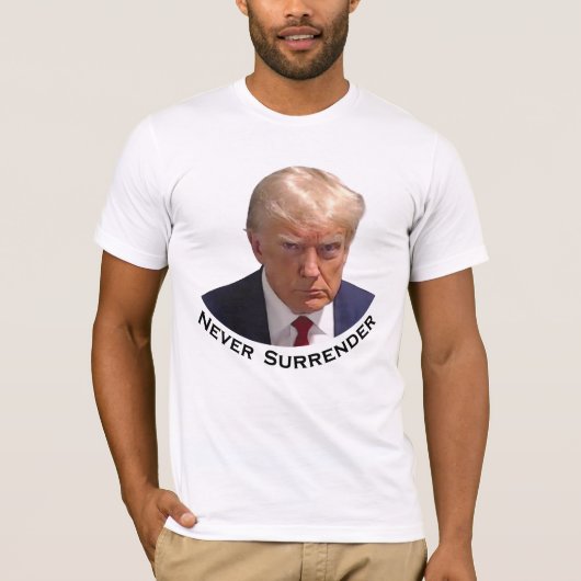 Nie übergeben T-Shirt (Vorderseite)