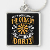 Nie unterschätzen alte Schüler-Schüler Schlüsselanhänger (Vorne)