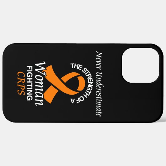 Nie unterschätzen/Band/Frau...CRPS Case-Mate iPhone Hülle (Hinten (horizontal))