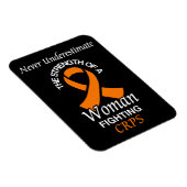 Nie unterschätzen/Band/Frau...CRPS Magnet (Rechte Seite)