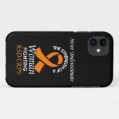 Nie unterschätzen/Band/Frau...RSD/CRPS Case-Mate iPhone Hülle (Rückseite (Horizontal))