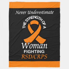 Nie unterschätzen/Band/Frau...RSD/CRPS Fleecedecke