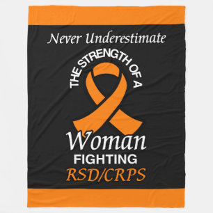 Nie unterschätzen/Band/Frau...RSD/CRPS Fleecedecke