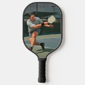 NIE UNTERSCHÄTZEN Custom Foto Pickleball Paddle (Rückseite)