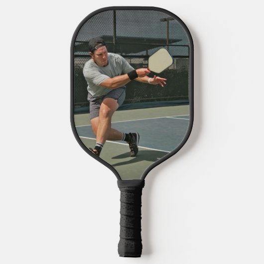 NIE UNTERSCHÄTZEN Custom Foto Pickleball Paddle (Rückseite)