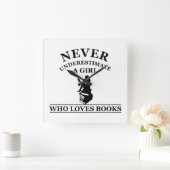 nie unterschätzen, dass Lieben quadratisch buchen Quadratische Wanduhr (Zuhause)