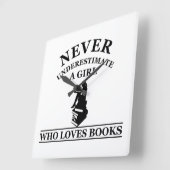 nie unterschätzen, dass Lieben quadratisch buchen Quadratische Wanduhr (Winkel)