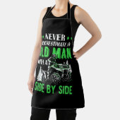 Nie unterschätzen, ein alter Mann Offroad Utv ATV Schürze (InSitu)