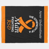 Nie unterschätzen/Schleifen/Mensch ...RSD Fleecedecke (Vorderseite (Horizontal))