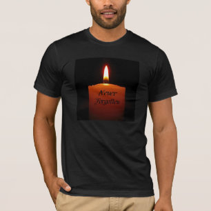 Nie vergessene Erinnerungs-Kerzen-Flamme T-Shirt