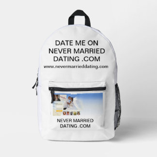 Nie Verheiratet Verabredet Back Pack Bedruckter Rucksack