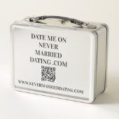 Nie Verheiratet Verabredet. Com Lunch Box (Rückseite)