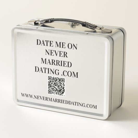 Nie Verheiratet Verabredet. Com Lunch Box (Rückseite)